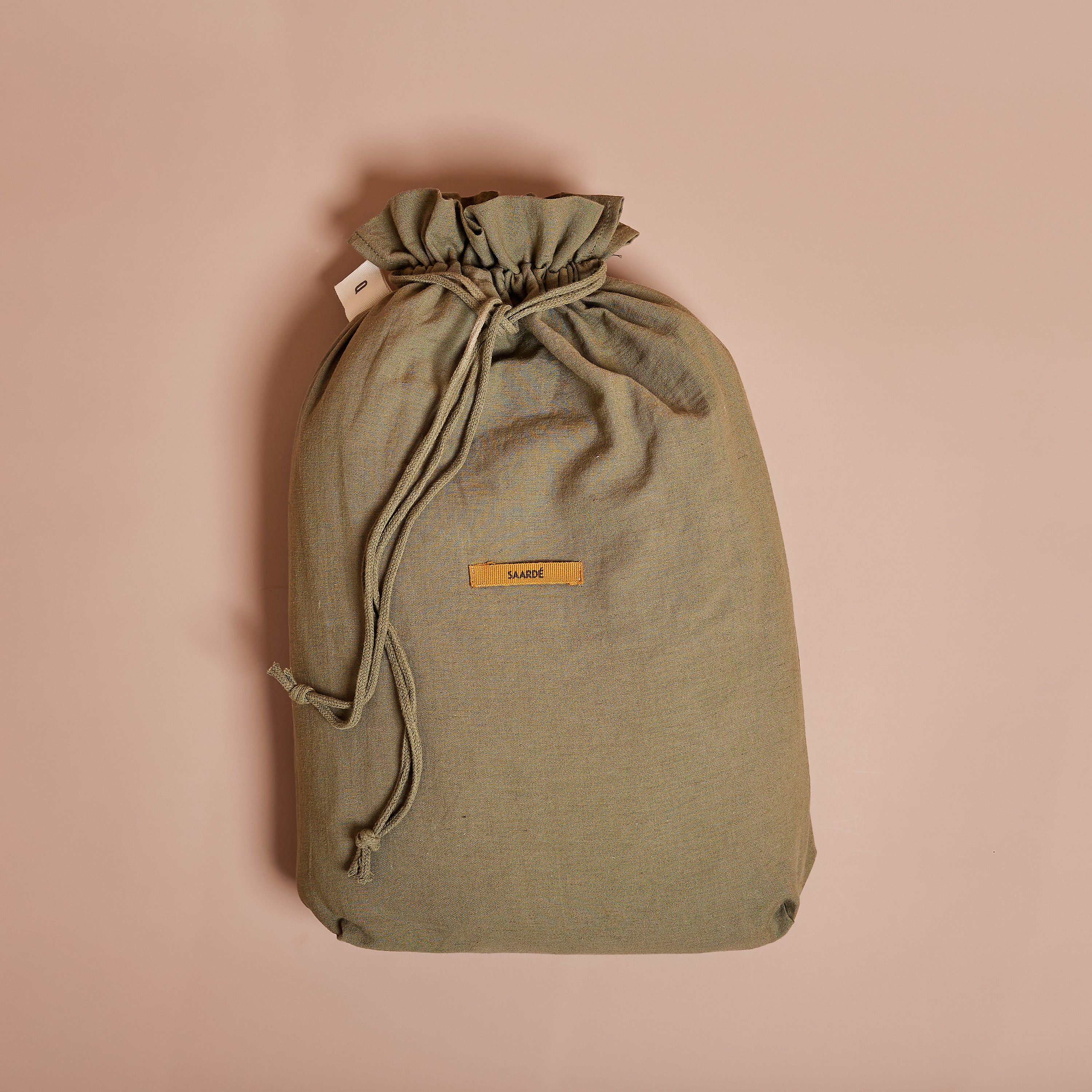 Shore Fitted Sheet | Olive - - - Saardé - Saardé.