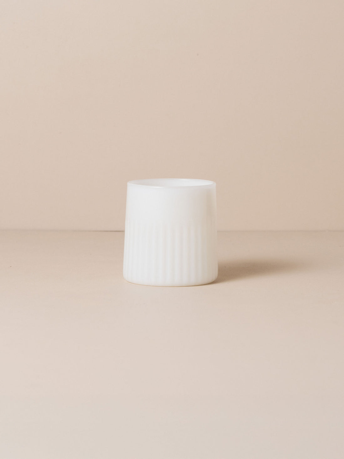 Kairos Medium Water Glass | Opaque White | Set of 4 - - - Saardé - Saardé.