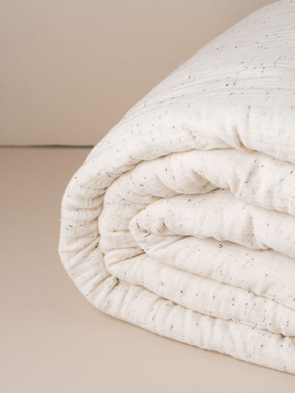 Enes Quilted Bed Cover | Speckle