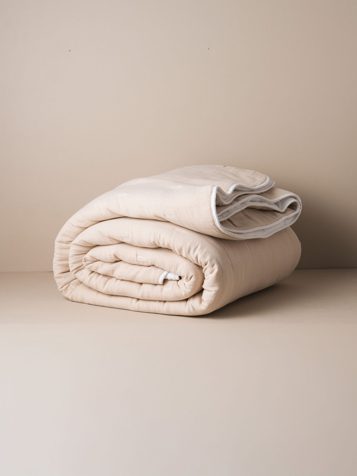 Enes Quilted Bed Cover | White