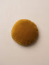 Linen/Velvet Round Cushion | Honey Mustard - - - Saardé - Saardé.
