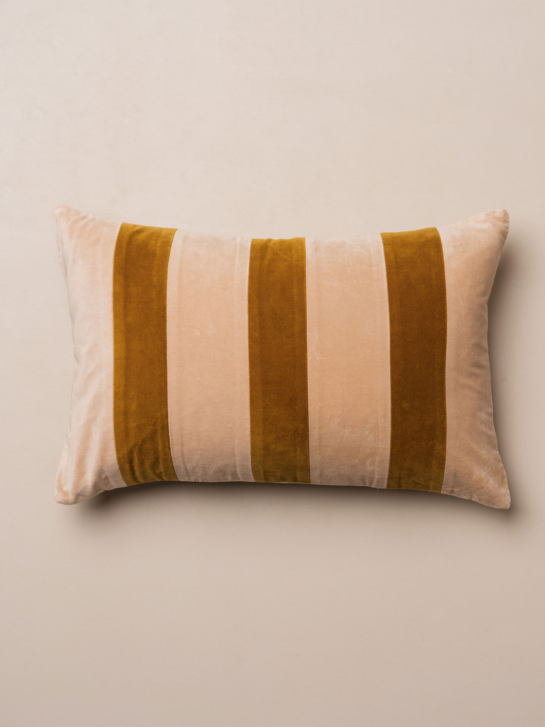 Velvet Cushion | Striped - - - Saardé - Saardé.