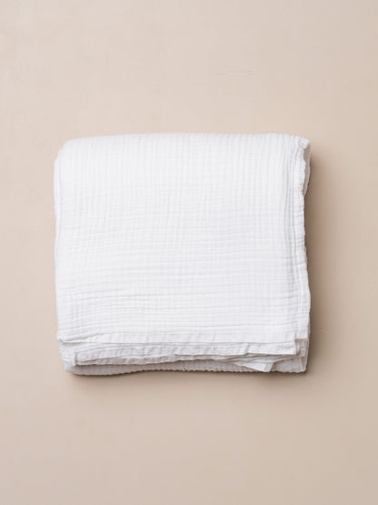 Enes Flat Sheet | White | One Size - - - Saardé - Saardé.