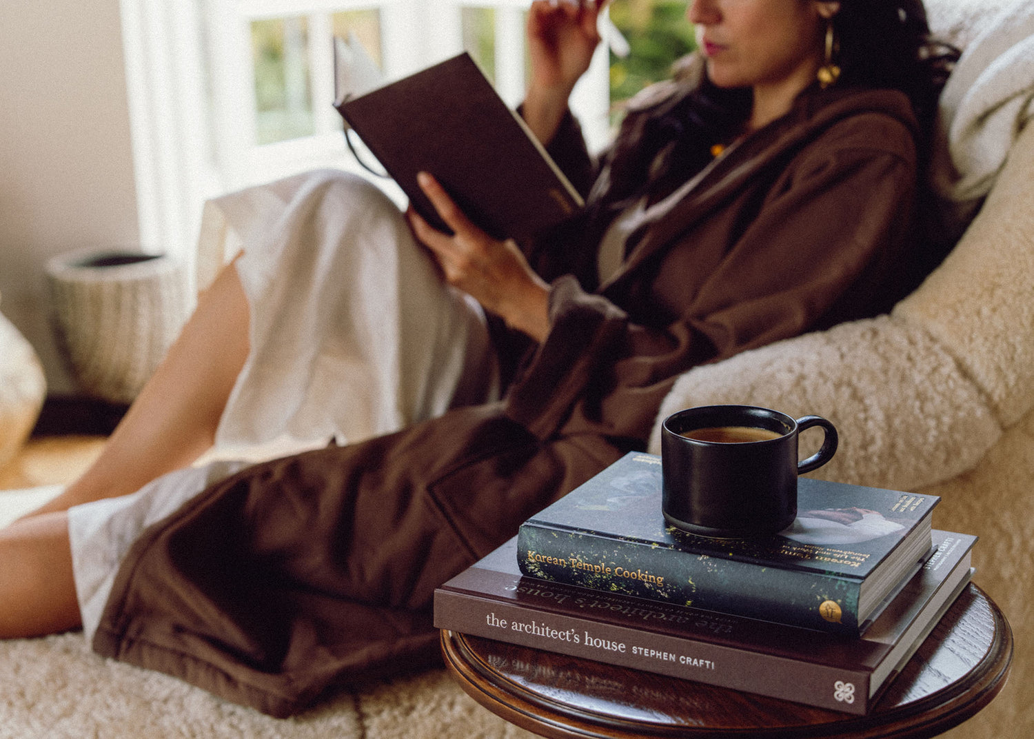 Vintage Wash Robe | Chocolate - - - Saardé - Saardé.