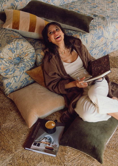 Vintage Wash Robe | Chocolate - - - Saardé - Saardé.