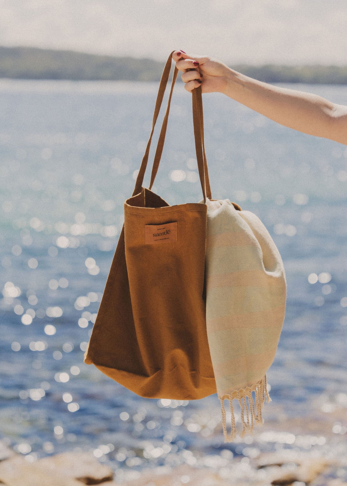 Journey Market and Beach Tote Bag