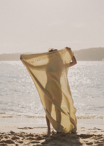 Totem Turkish Beach Towel | Sea
