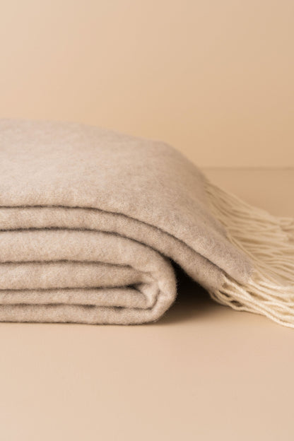 Cashmere Wool Throw | Clay - - - Saardé - Saardé.