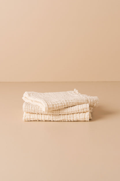 Cloud Cotton Face Washer Set - - - Saardé - Saardé.