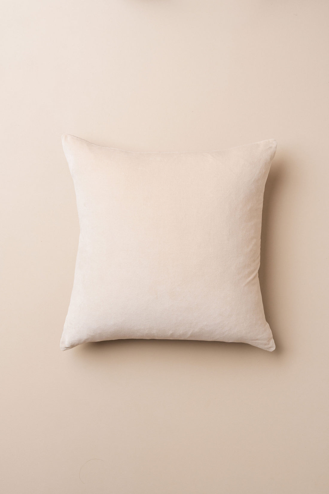 Linen/Velvet Cushion | Clay