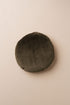 Linen/Velvet Round Cushion | Dark Olive - - - Saardé - Saardé.