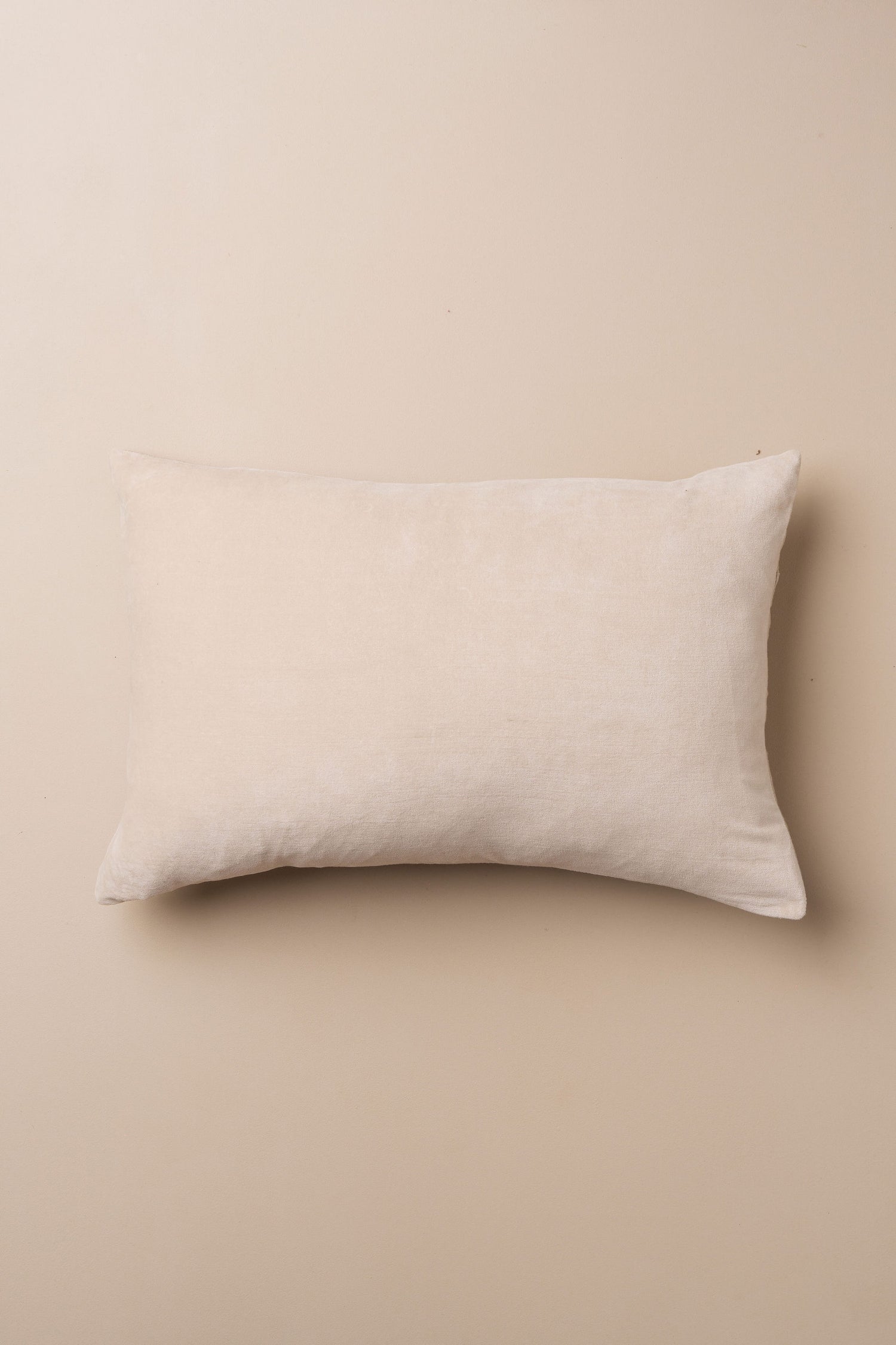 Linen/Velvet Cushion | Clay