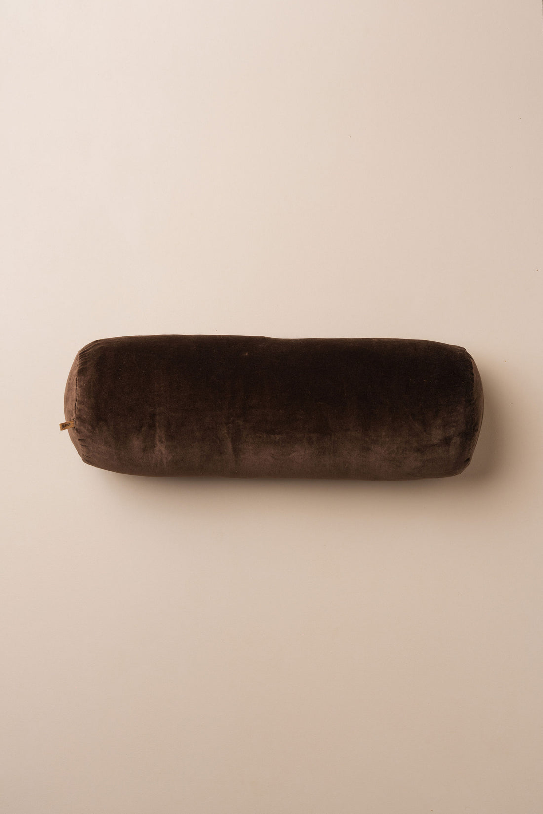 Velvet Structured Bolster | Chocolate