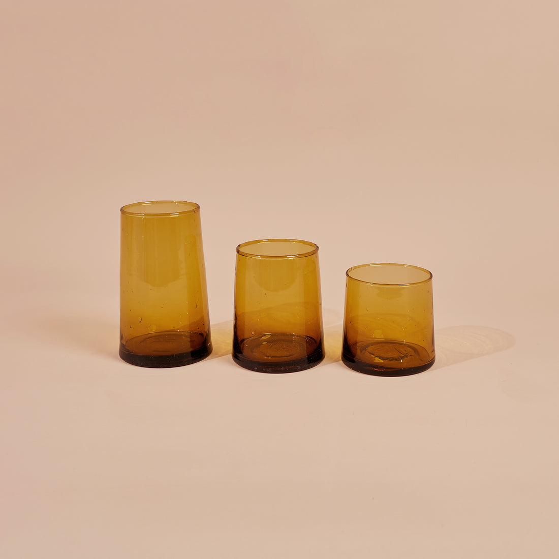 Modern Recycled Glass Collection | Amber - Small - Small - Saardé - Saardé.