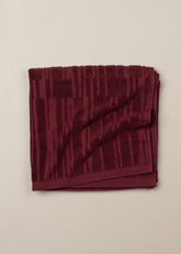 Architectural Towel Bundle | Burgundy - - - Saardé - Saardé.