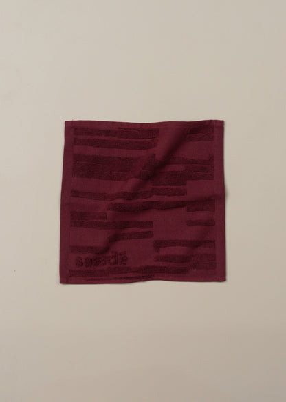 Architectural Towel Bundle | Burgundy - - - Saardé - Saardé.