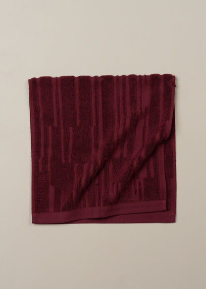 Architectural Towel Bundle | Burgundy - - - Saardé - Saardé.