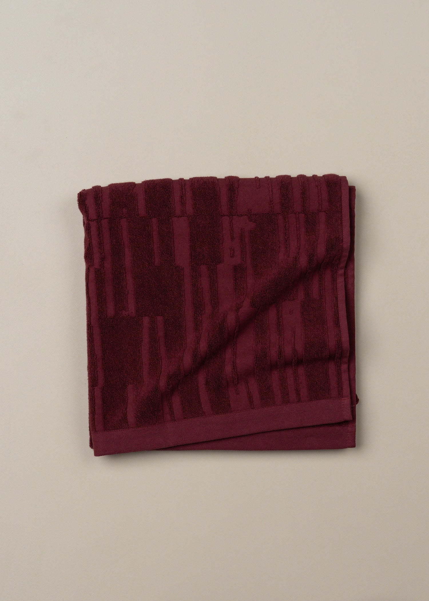 Architectural Towel Bundle | Burgundy - - - Saardé - Saardé.