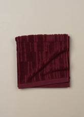 Architectural Towel Bundle | Burgundy - - - Saardé - Saardé.