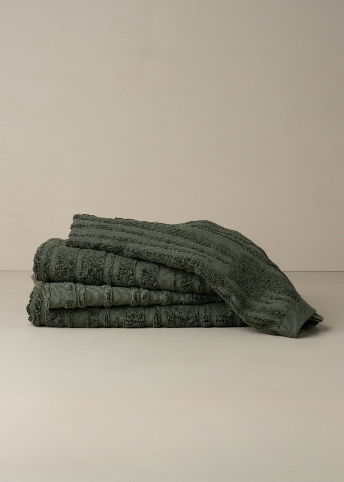 Architectural Towel Collection | Dark Olive - - - Saardé - Saardé.