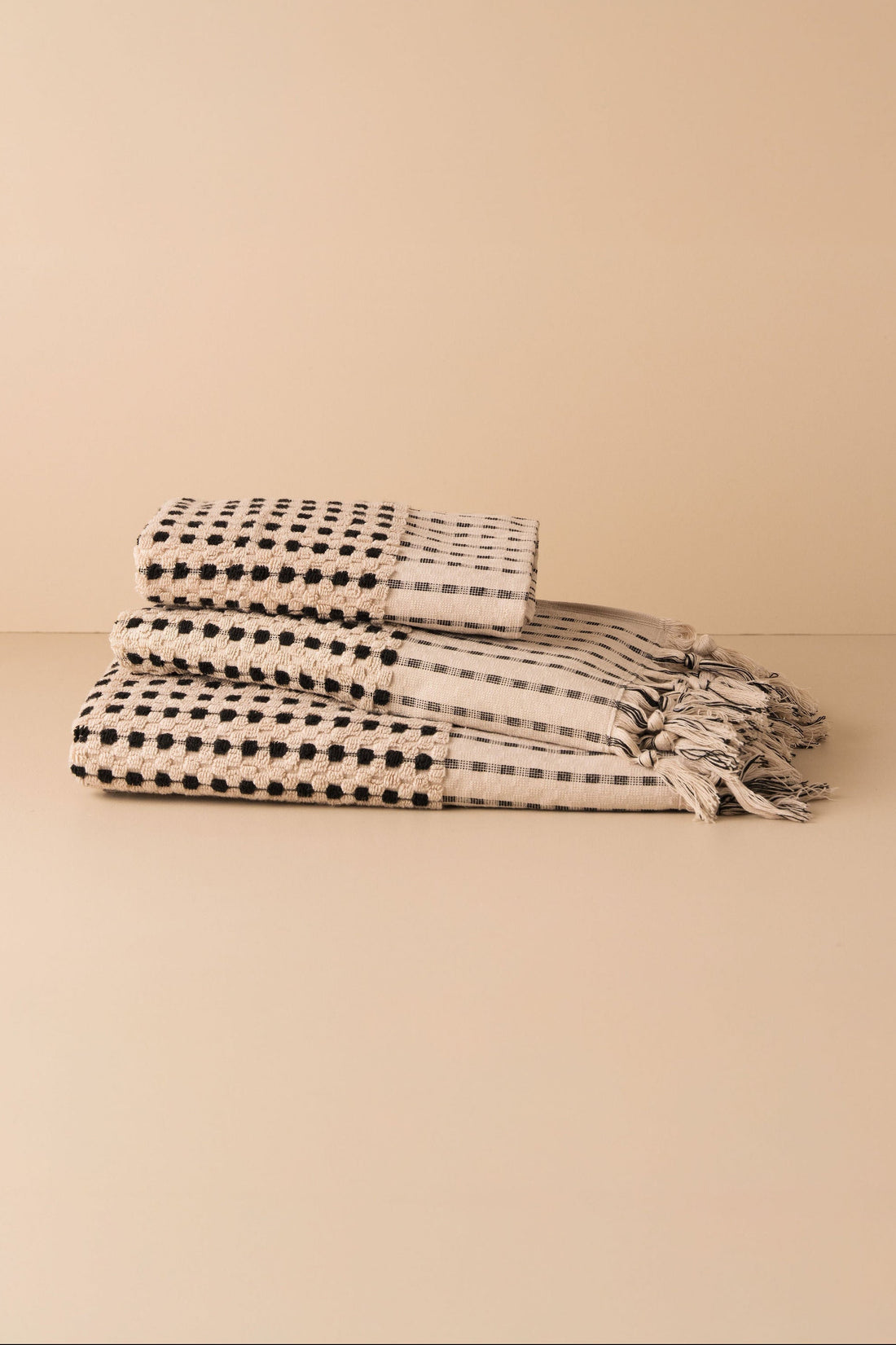 Chickpea Bathroom Set | Stone/Black - - - Saardé - Saardé.