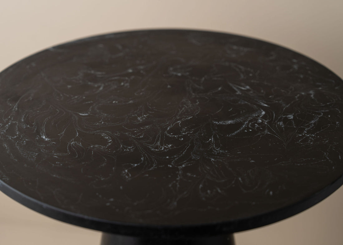 Flow Structured Side Table | Ash Black -  -  - Saardé - Saardé.