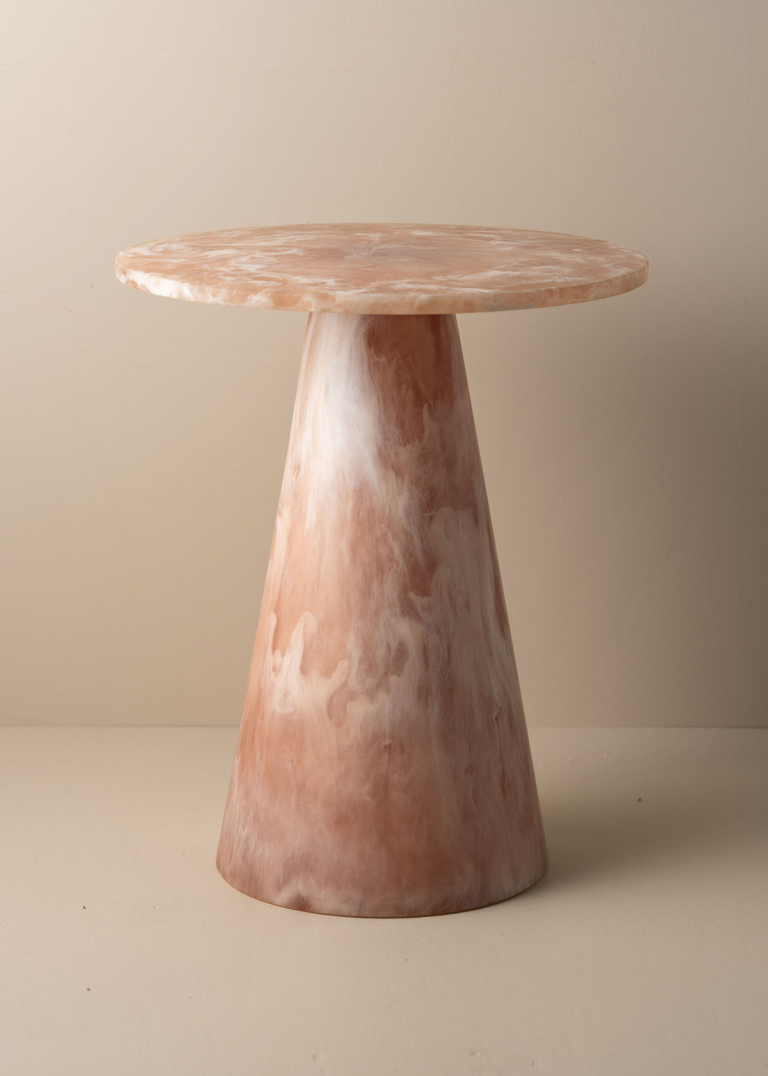 Flow Structured Side Table | Peach Blush - - - Saardé - Saardé.