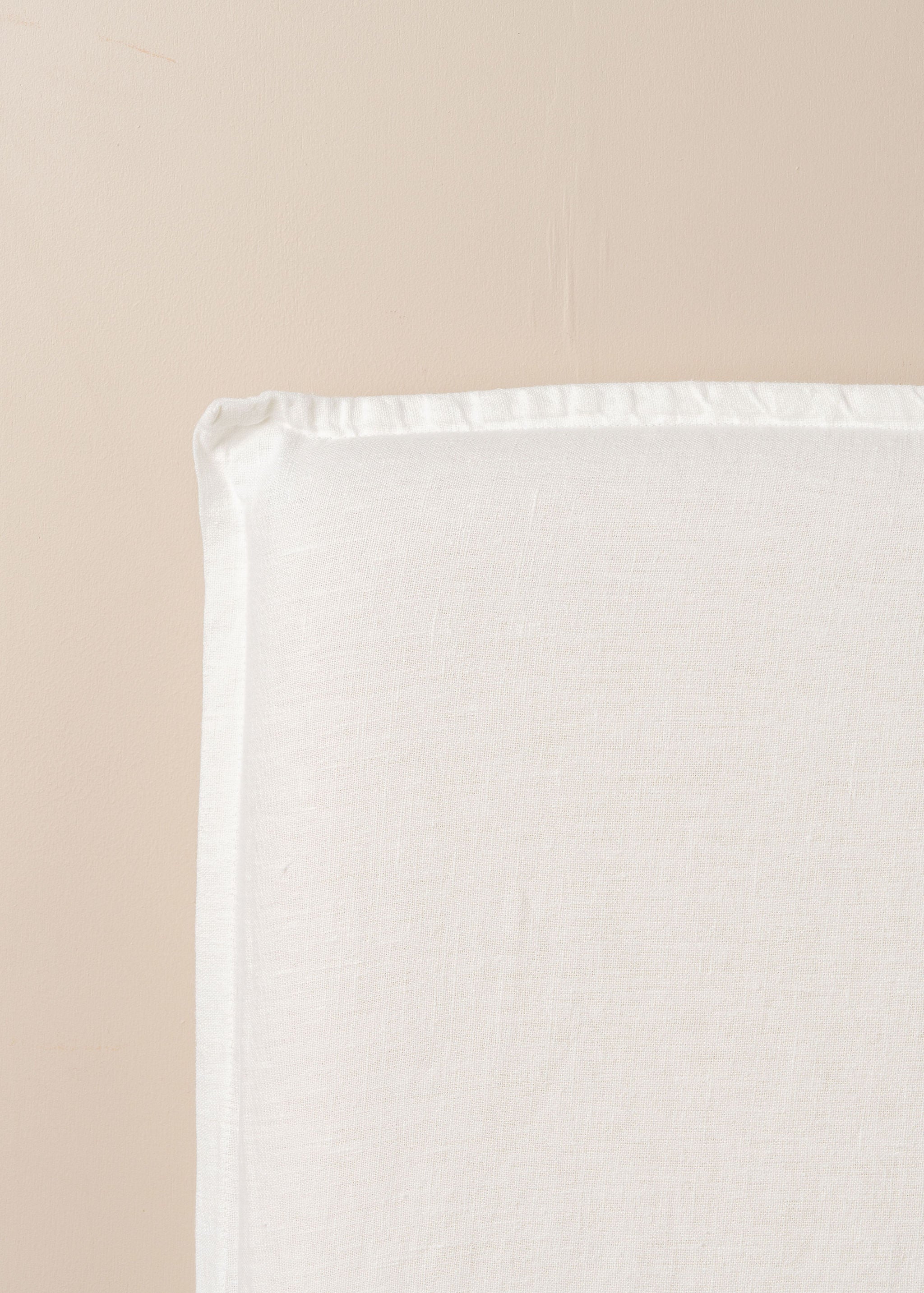 Sanctuary Linen Slipcover | Super King - Ivory - Ivory - Saardé - Saardé.