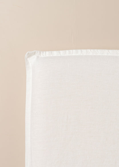 Sanctuary Linen Slipcover | Super King - Ivory - Ivory - Saardé - Saardé.