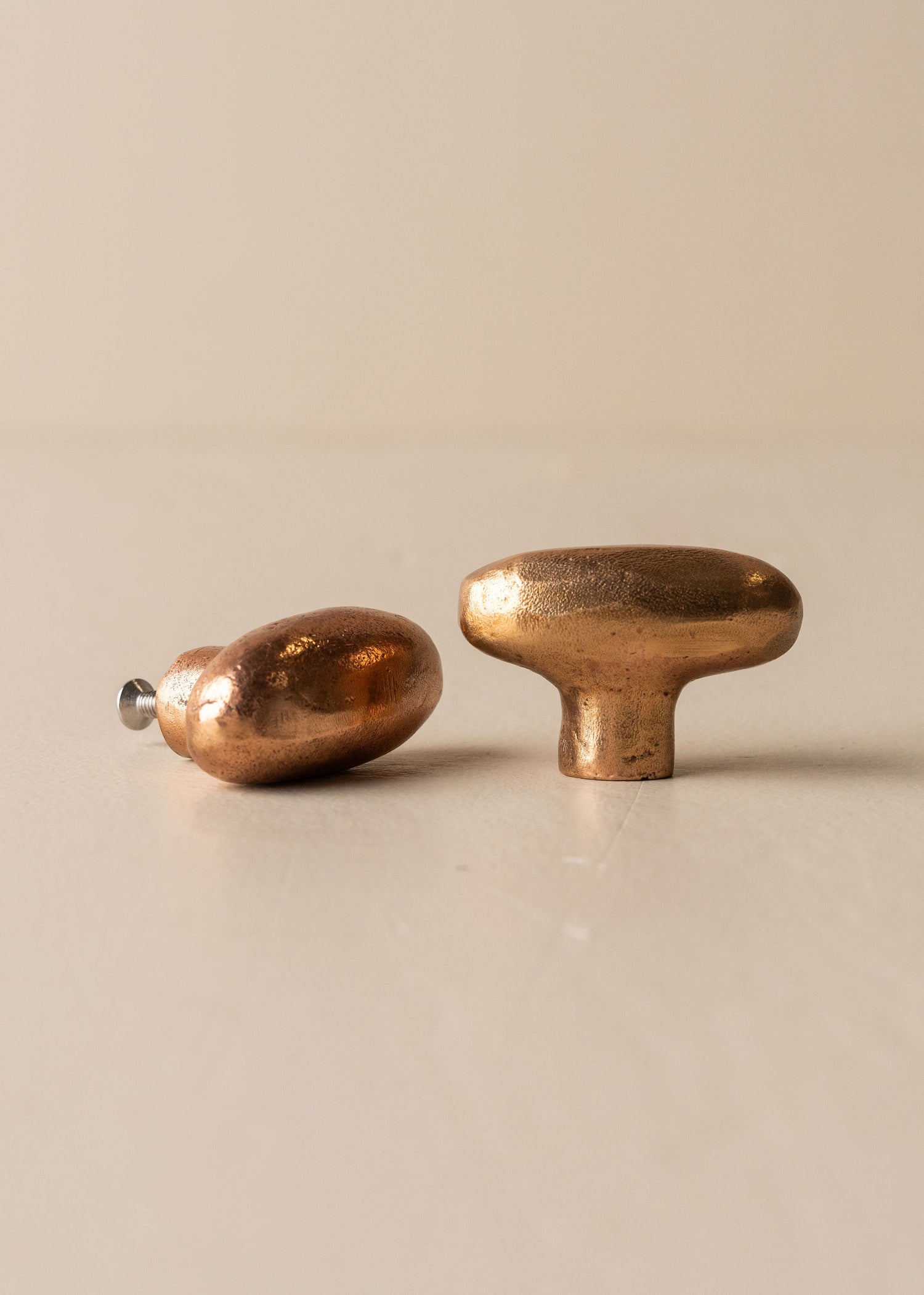 Brass Organic Oval Knob -  -  - Saardé - Saardé.