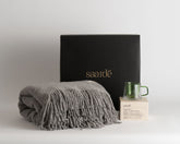 For home: coffee cup + wool throw - - - Saardé - Saardé.