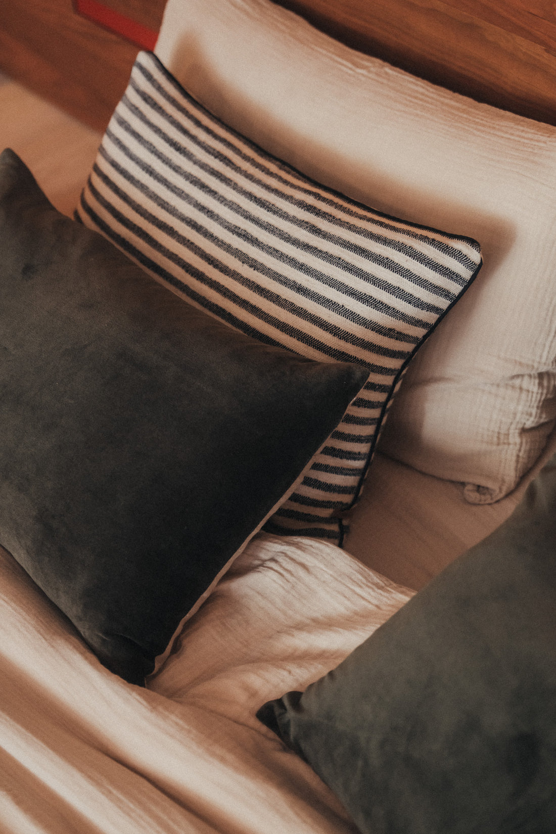 Chizgi Cotton/Linen Lumbar Cushion - - - Saardé - Saardé.