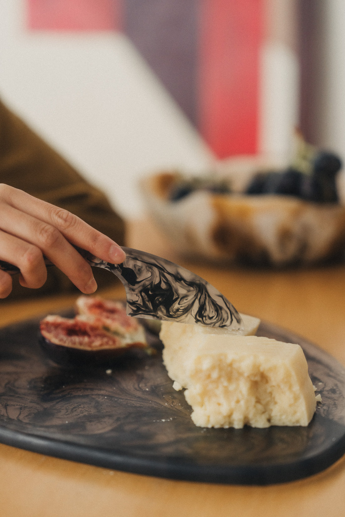 Flow Cheese Knife | Smoke - - - Saardé - Saardé.