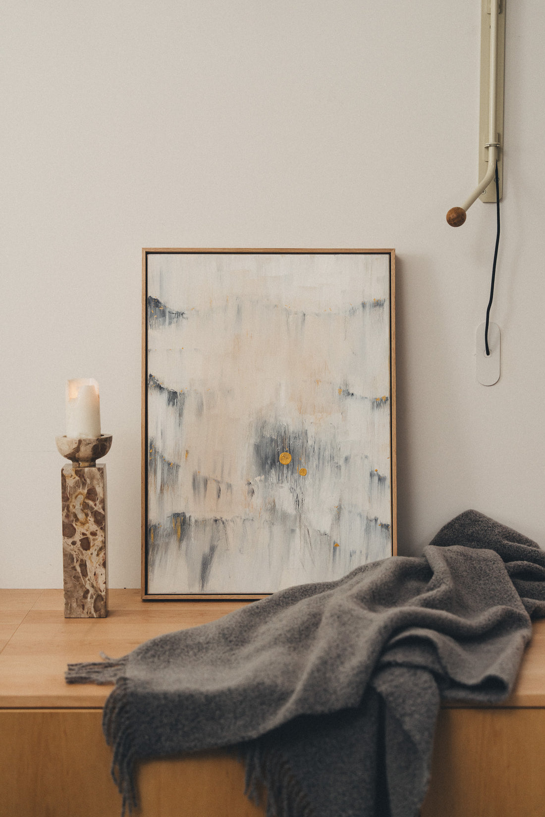 Boucle Wool Throw | Grey - - - Saardé - Saardé.