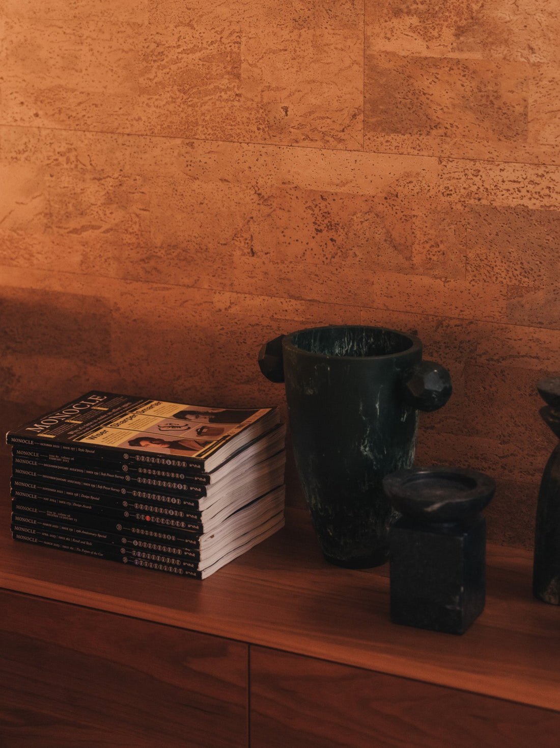 Flow Resin Vase | Dark Jade - - - Saardé - Saardé.