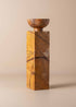 Opus Large Marble Candle Holder | Earth - - - Saardé - Saardé.