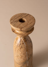 Opus Medium Marble Candle Holder | Earth - - - Saardé - Saardé.