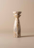 Opus Medium Marble Candle Holder | Nougat - - - Saardé - Saardé.