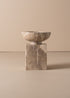 Opus Small Marble Candle Holder | Nougat - - - Saardé - Saardé.