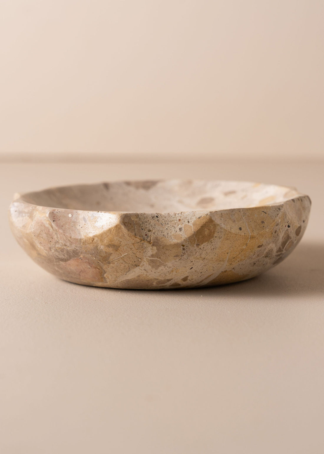 Opus Marble Sun Dish | Nougat - - - Saardé - Saardé.