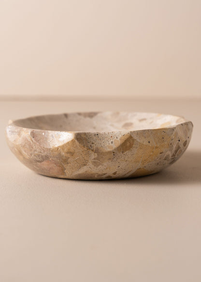 Opus Marble Sun Dish | Nougat - - - Saardé - Saardé.