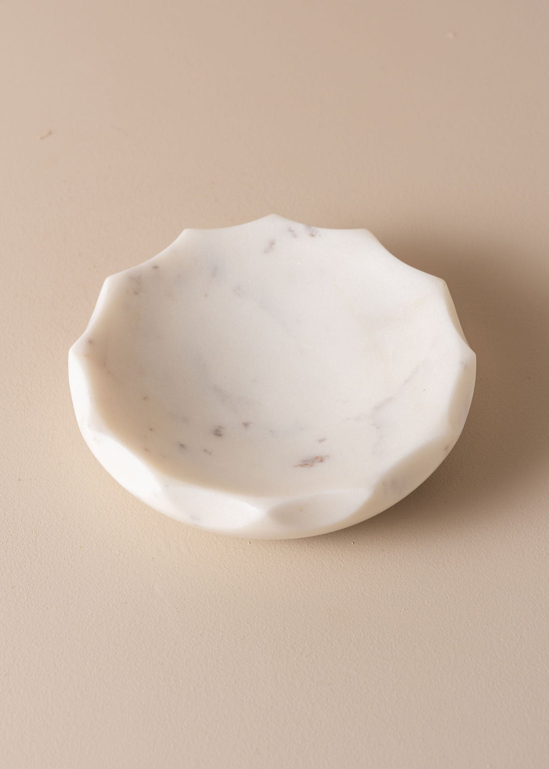 Opus Marble Sun Dish | White - - - Saardé - Saardé.