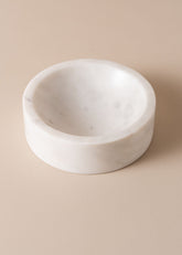 Opus Marble Dish | White - - - Saardé - Saardé.
