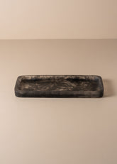 Flow Resin Bathroom Caddy/Tray | Smoke - - - Saardé - Saardé.