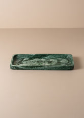 Flow Resin Bathroom Caddy/Tray | Dark Jade - - - Saardé - Saardé.