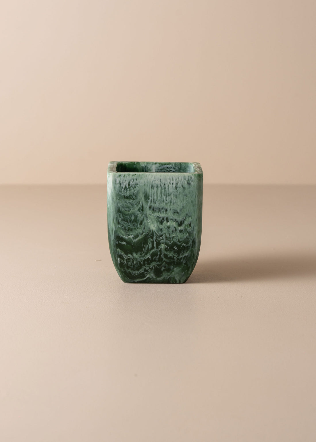 Flow Resin Toothbrush Holder | Dark Jade - - - Saardé - Saardé.