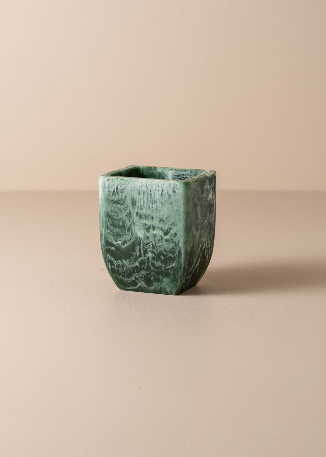 Flow Resin Toothbrush Holder | Dark Jade - - - Saardé - Saardé.