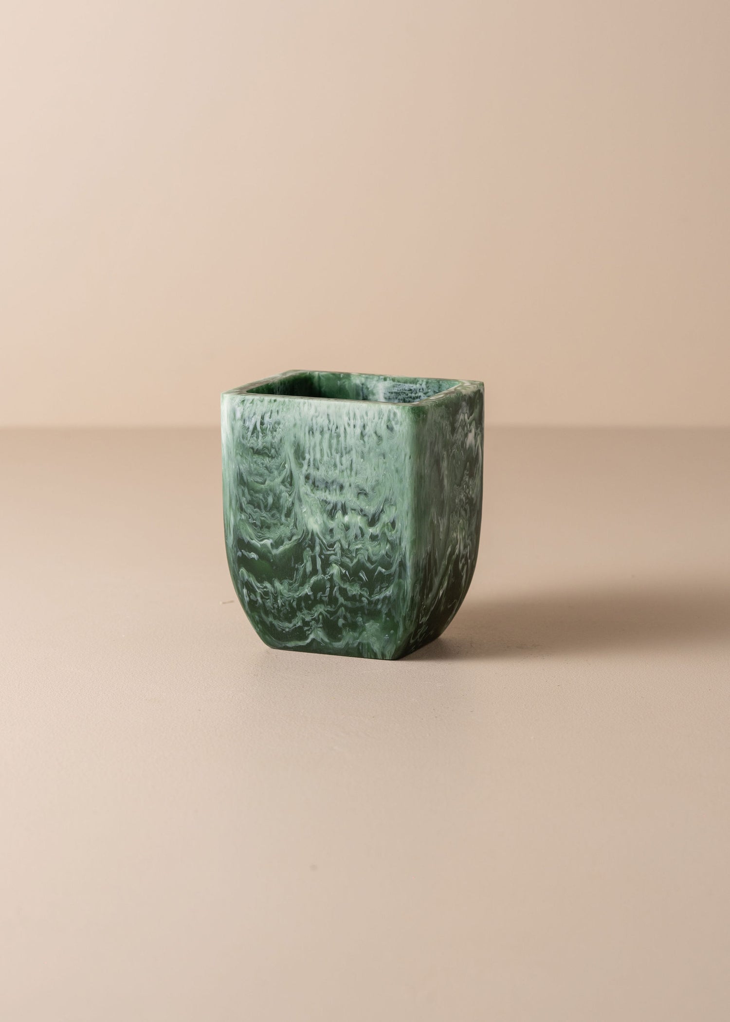 Flow Resin Toothbrush Holder | Dark Jade - - - Saardé - Saardé.