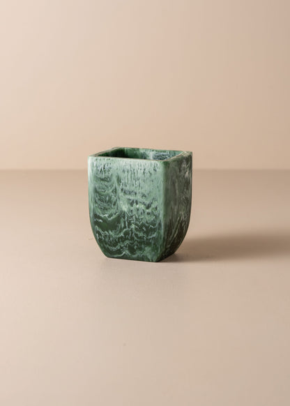 Flow Resin Toothbrush Holder | Dark Jade - - - Saardé - Saardé.