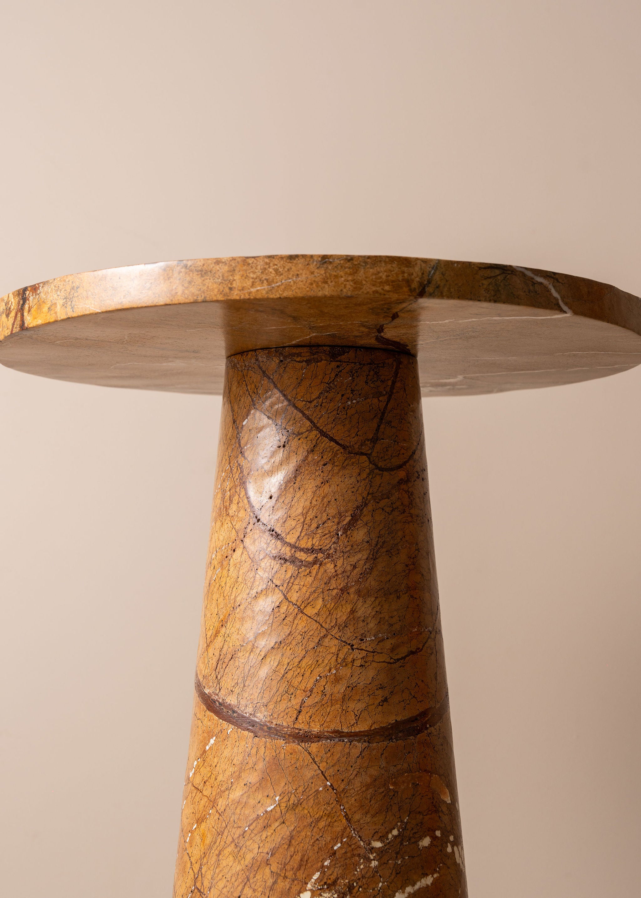 Opus Marble Side Table | Earth - - - Saardé - Saardé.
